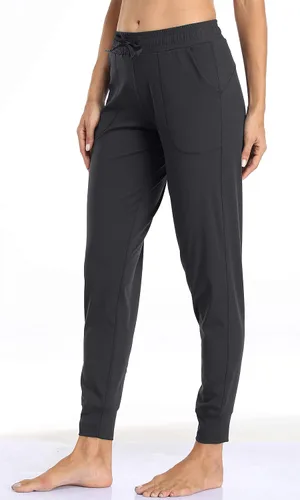 Miniatura 74 de Oalka - Pantalones deportivos para mujer, con cintura alta y bolsillos, para hacer deporte, yoga y entrenar