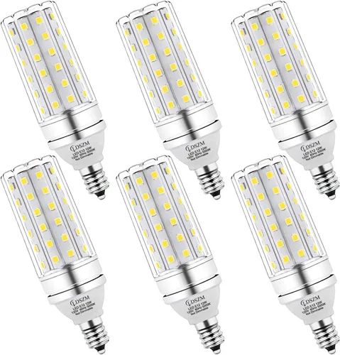 Miniatura 13 de Bombilla LED equivalente a 100 W, 1200 lúmenes, 5000 K, luz blanca fría, 12 W, bombilla LED súper brillante, base E26, no regulable, bombillas