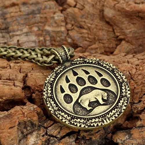 Miniatura 4 de Leprato Collar vikingo nórdico para hombre, colgante de amuleto de runa vikinga, collar nórdico de talismán vikingo, joyería vikinga, regalos
