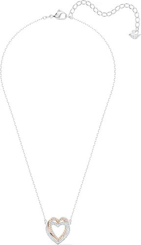 Miniatura 2 de SWAROVSKI Infinity Heart Jewelry Collection, Rose Gold & Rhodium Tone Finish, Clear Crystals