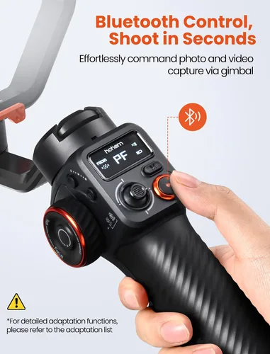 Miniatura 7 de hohem iSteady MT2 estabilizador de cardán para cámara, cardán de 3 ejes para cámara sin espejo, cámara de bolsillo, cámara de acción/teléfono