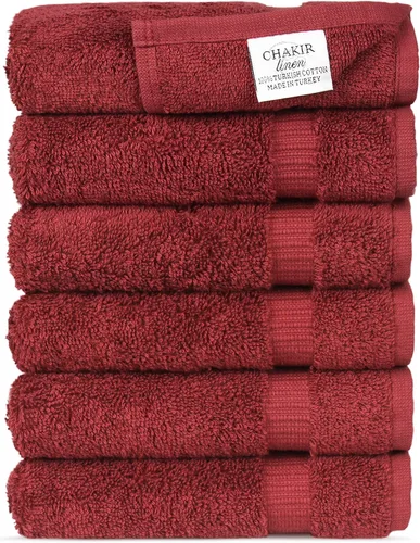 Miniatura 29 de Chakir Turkish Linens - Toallas turcas de 100% algodón, suaves y absorbentes (4 paños, color gris)
