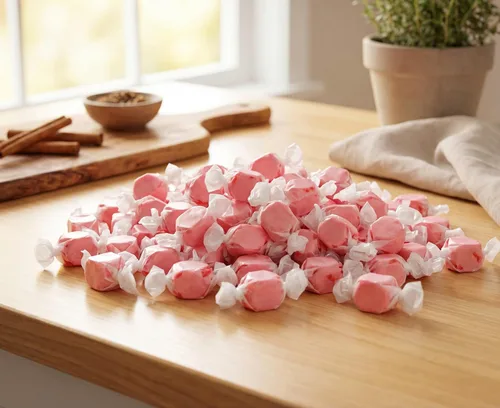 Miniatura 5 de Cinnamon Salt Water Taffy 1 lb - Soft Chewy Candy, Sweet & Spicy Flavor, Individually Wrapped Bulk Classic Old Fashioned Treat