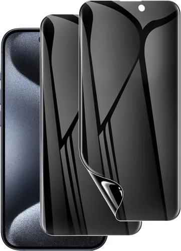 Miniatura 7 de LYWHL Paquete de 3 protectores de pantalla de privacidad para iPhone 12 Pro Max, protector de pantalla privada antiespía de vidrio templado para 12