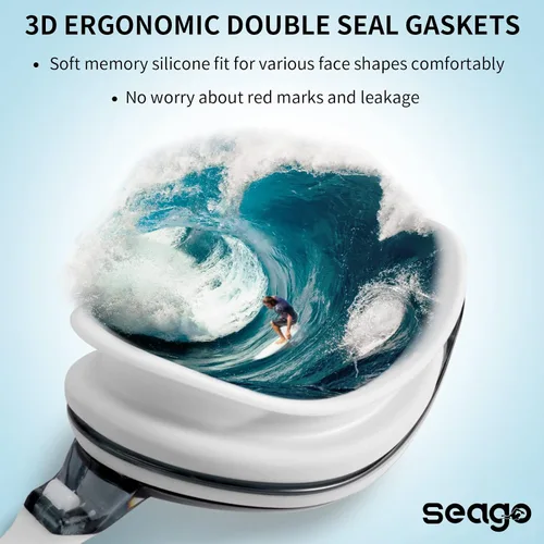 Miniatura 5 de Seago Swim Goggles Shortsighted Swimming Goggles Anti Fog UV Protection Fit for Adult Men Women Youth