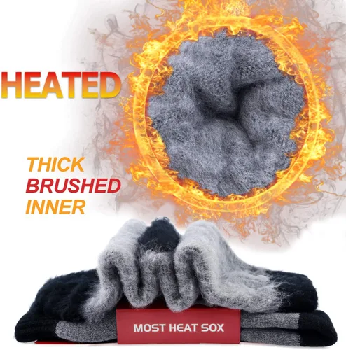 Miniatura 4 de Thermal Socks for Men - Winter Warm Socks Mens Womens for Cold Weather, ExtremeTemperatures
