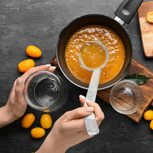 Miniatura 7 de Tioncy 10 cucharones pequeños de 1 onza de 7.1 pulgadas para servir salsa, sopa, aderezo, ponche, salsa, cóctel, jugos de frutas, cuchara