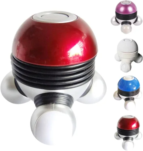 Miniatura 8 de Mini masajeador de mano, potentes vibraciones de masaje 2025 para alivio muscular y relajación, masajeador corporal vibratorio portátil con luz LED