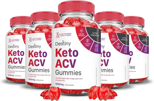 Miniatura 8 de Justified Laboratories Destiny Keto ACV - Gomitas de fórmula avanzada de 1000 mg Destiny Keto Gummies Vinagre de sidra de manzana formulado con jugo