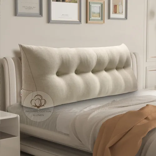 Miniatura 27 de Almohada WOWMAX grande de apoyo con forma triangular, almohada con forma de cuña para respaldo o lectura, cabecero para el día de la Madre