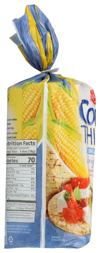 Miniatura 4 de Real Foods, Corn Thins Original Orgánico, 5.3 onzas