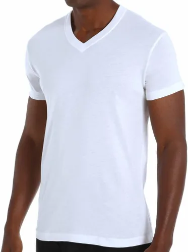 Miniatura 2 de 2(X)IST Camiseta de algodón Pima con cuello en V para hombre