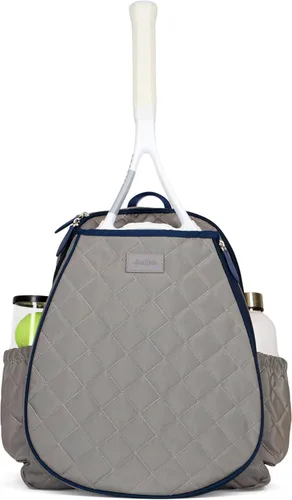 Miniatura 4 de Ame & Lulu Game On - Mochila de tenis, contiene correas acolchadas y ajustables, dos bolsillos exteriores para botellas de agua