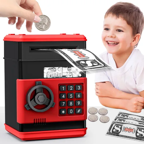 Juguetes para niños de 5, 7 y 6 a 8 años, mini cajero automático para niños y niñas, regalo perfecto de Navidad y cumpleaños para niños de 6, 7, 8