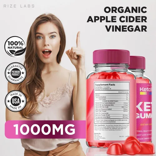 Miniatura 5 de rize labs Gomitas KetoMax Pro para perder peso, fórmula oficial para reducir la ingesta de carbohidratos y la grasa del vientre, aumentar la energía