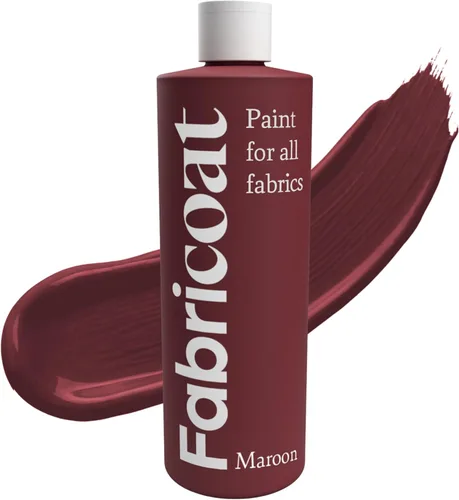Miniatura 40 de Fabricoat - Pintura textil para muebles - 8.5oz / 250ml Rojo - Restaura o cambia el color de sofás, sillas, tapicerías, muebles blandos, interiores