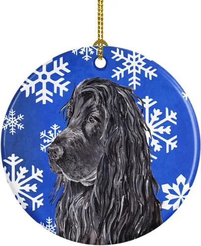Miniatura 20 de Caroline's Treasures Cavalier Spaniel - Adorno de cerámica para colgar en el árbol de Navidad, para el hogar, Navidad, fiestas, regalo, 3 pulgadas