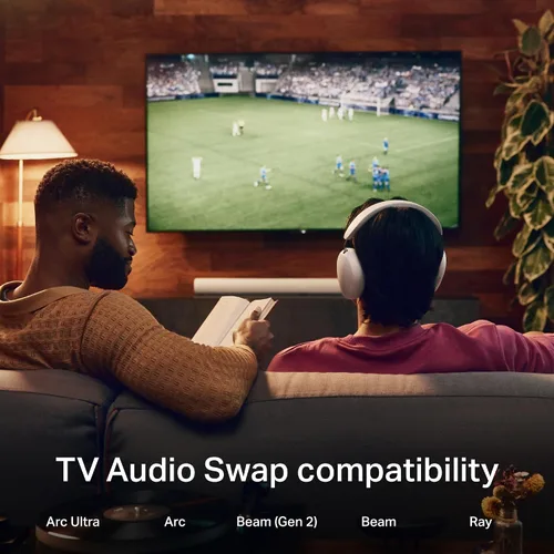 Miniatura 7 de Sonos Ace Auriculares inalámbricos supraaurales con cancelación de ruido con Bluetooth, batería de 30 horas, audio espacial, Dolby Atmos, Negro