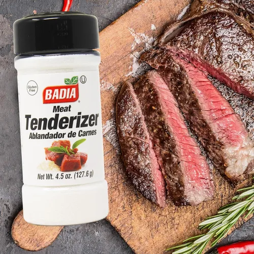 Miniatura 3 de Badia Ablandador de carne, 4.5 oz - Mezcla de enzimas sin condimentar para cortes tiernos de carne de res, cerdo, aves de corral