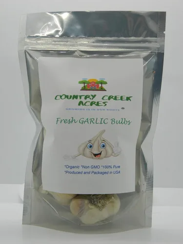 Miniatura 3 de Cabeza de ajo (paquete de 3), ajo fresco de California de cuello suave para plantar y cultivar su propio ajo, compre la marca Country Creek