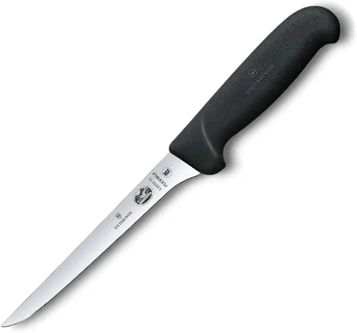 Miniatura 4 de Victorinox Fibrox - Cuchillo para deshuesar curvo, hoja flexible, 6 pulgadas, color negro