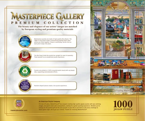 Miniatura 3 de MasterPieces Rompecabezas de 1000 piezas para adultos, familia o niños, una tarde desconcertante, 26.75 x 19.25 pulgadas
