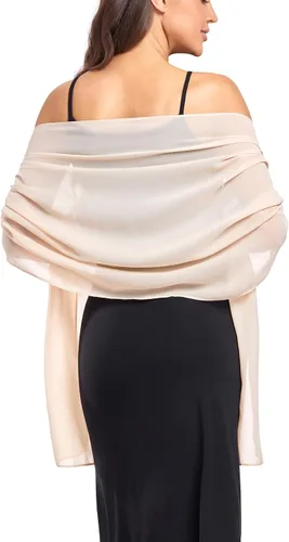 Miniatura 57 de Chales/mantones de gasa suave para vestidos, accesorios de mujer