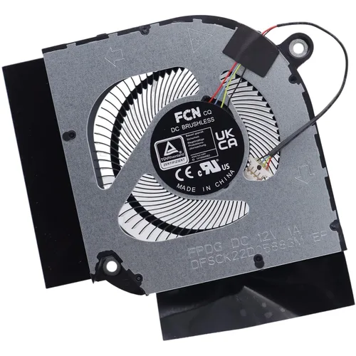 Miniatura 6 de Deal4GO Ventilador de refrigeración de CPU de 12V 23.QLZN2.001 23.QFJN2.001 Reemplazo para Acer Nitro 5 AN515-58 AN517-55 AN515-46 AN517-42