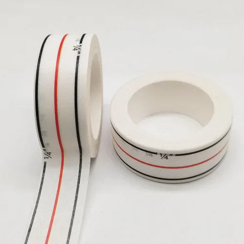 HONEYSEW Cintas de costura diagonales Cintas de cosido para costuras diagonales rectas Herramienta de instrucción Cinta guía de costura 2 rollos