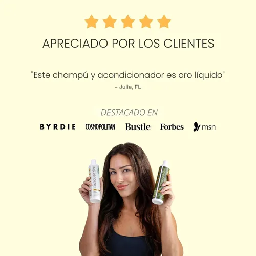 Miniatura 5 de Ingreendients Champú y acondicionador vegano no tóxico con ingredientes orgánicos, vinagre de sidra de manzana, aceite de árbol de té, color seguro