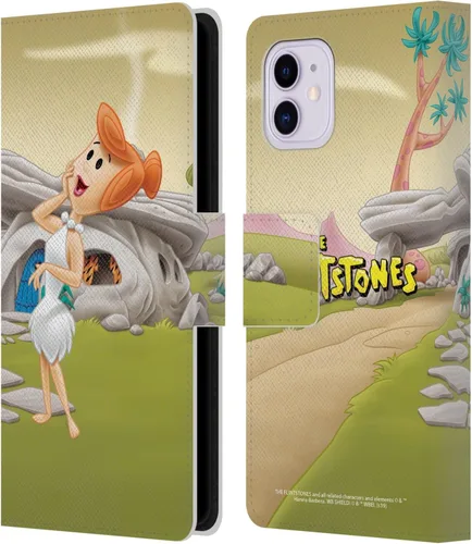 Miniatura 13 de Head Case Designs Funda de piel con licencia oficial de The Flintstones Bambam Rubble Characters compatible con Apple iPhone 11