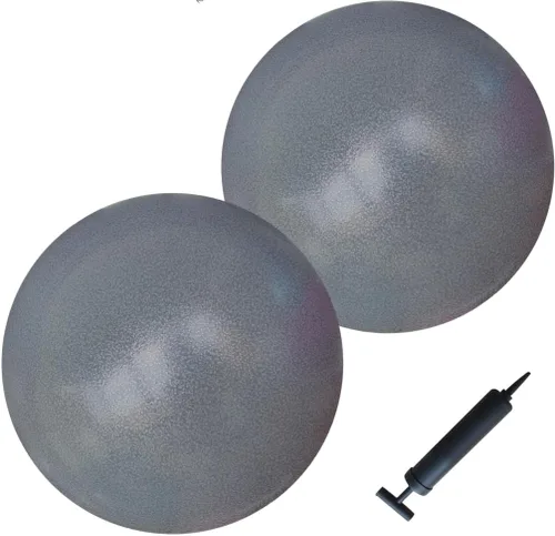 Miniatura 8 de AppleRound Exercise Ball with Pump, 9-Inch Small for Pilates, Yoga, Core Stability - Choose: [Pack of 1 Ball + 1 Pump] or [Pack of 2 Balls + 1 Pump]
