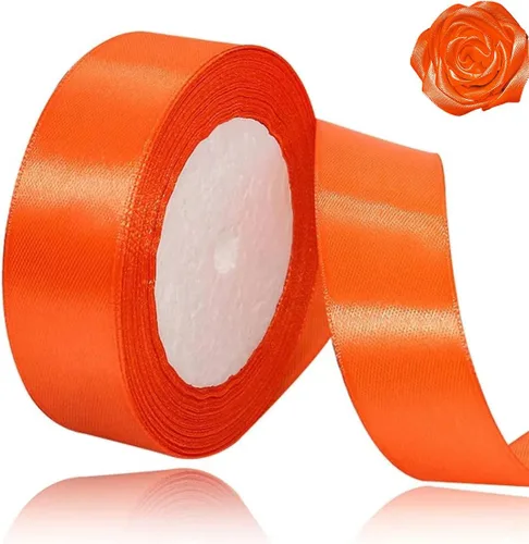 Miniatura 20 de Cinta beige de 1-1/2 pulgadas x 25 yardas, cinta de satén marfil de tela de color sólido para manualidades, coronas, fiesta de boda, Navidad, lazos