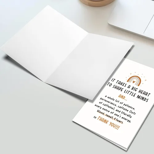 Miniatura 5 de Ogeby Bonita tarjeta de agradecimiento para profesores, regalos para mujeres y hombres, bonita tarjeta de agradecimiento para profesores, dulce