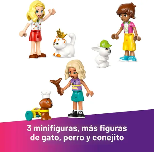 Miniatura 4 de LEGO Friends Tienda de Accesorios para Mascotas Set de juego de simulación, juguete de construcción para niños, niñas y niños, edades 6+, con 3