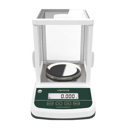 Balanza Analítica Digital (Pantalla Dual) Alta Precisión 1mg 200g Escala de Laboratorio Calibración Externa para Farmacia Química Planta Química