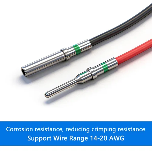 Miniatura 6 de 30 pares (60 unidades) de clavijas DT tamaño de contacto 16 macho hembra, kit de conector/terminal DT para conector Deutsch 14-20 AWG calibre