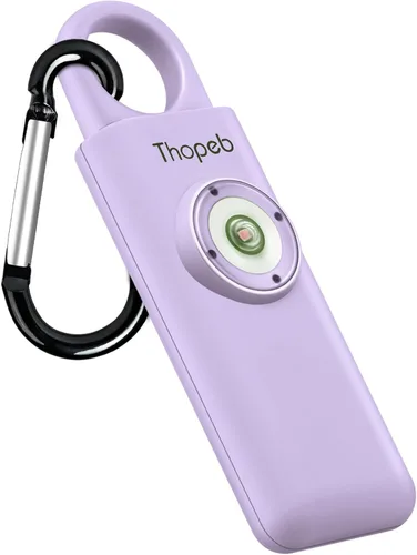 Thopeb – La alarma de seguridad personal original para mujeres Autodefensa – Llavero de sirena de autodefensa para adultos mayores y niños – Sirena