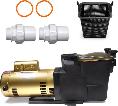 Miniatura 2 de W3SP2607X10 Super Pump - Bomba de piscina de 230 V, 1 HP 50 Hz, repuesto de una sola velocidad para SP2607X10, se adapta a todas las piscinas o spas