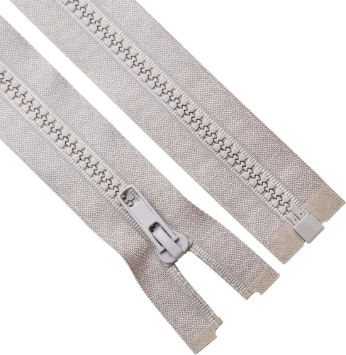 Miniatura 16 de Sawoake - 2 cremalleras separadoras #5 de 6 pulgadas para coser abrigos, chaqueta con cremallera, cremalleras de plástico moldeado negro a granel