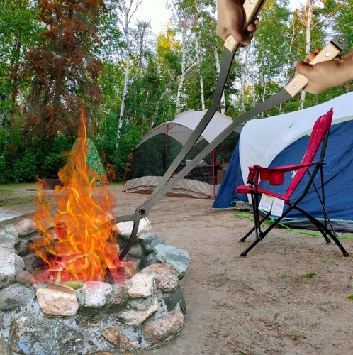Miniatura 6 de Juego de pinzas para chimenea y póker (pinzas para chimenea y póquer)