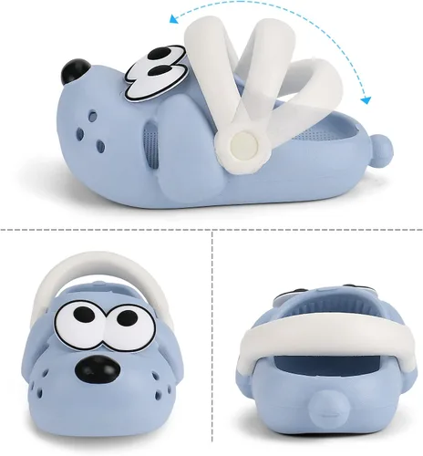 Miniatura 2 de KAKU NANU Sandalias para niños y niñas, lindas sandalias de dibujos animados, para verano, jardín, playa, piscina, sin cordones, para interiores