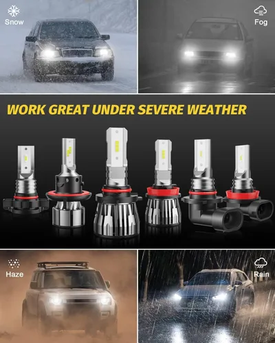 Miniatura 6 de 4 bombillas antiniebla compatibles con Jeep Grand Cherokee 2018 2019 2020 2021