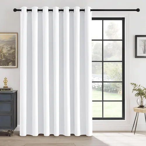 Miniatura 56 de RYB HOME - Cortinas opacas para patio - Cortinas con ojales sólidos, paneles de ventana grandes, eficiencia energética, cortinas de privacidad