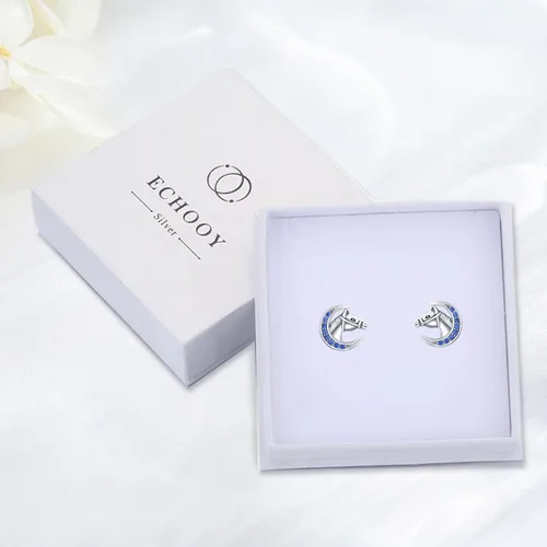 Miniatura 7 de ECHOOY Horse Stud Earrings 925 Sterling Silver Cute Horse Earrings Hypoallergenic Lucky Horse Jewelry Gifts Horse Lover Gift for Women Girls Teens