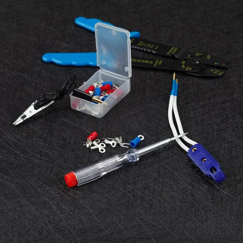 Miniatura 2 de CARTMAN Juego de accesorios para herramientas de automóvil de 122 piezas, juego de herramientas eléctricas, juego de llaves de vaso y llaves de vaso