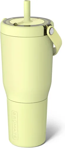 Miniatura 32 de BrüMate Resa - Vaso de viaje 100% a prueba de fugas de 25 onzas con asa y pajilla, popote SoftSip flexible, funda de silicona para mayor