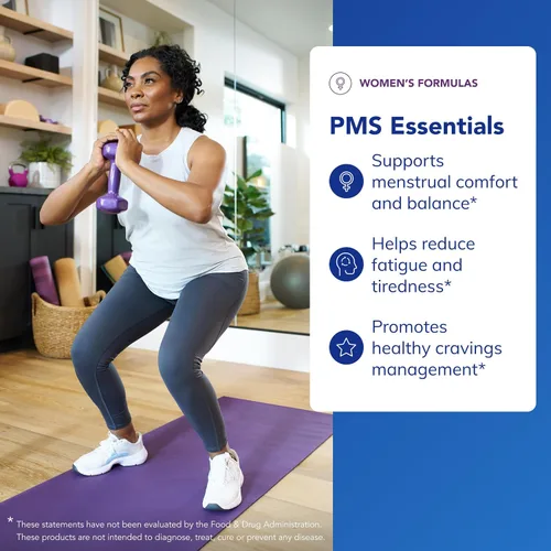 Miniatura 3 de Pure Encapsulations PMS Essentials Suplemento hipoalergénico que apoya la comodidad menstrual, la fatiga y ayuda a disminuir los antojos* 120