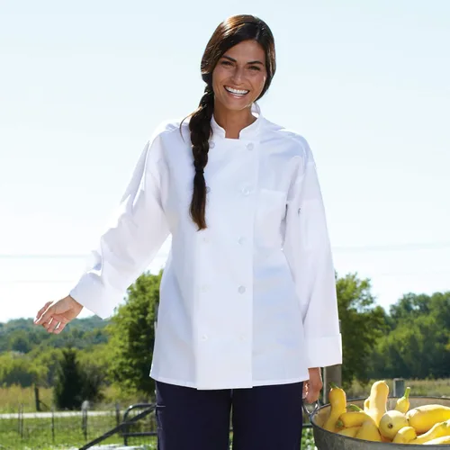 Miniatura 3 de Abrigo de chef para mujer, 10 Btn, 5.25 onzas