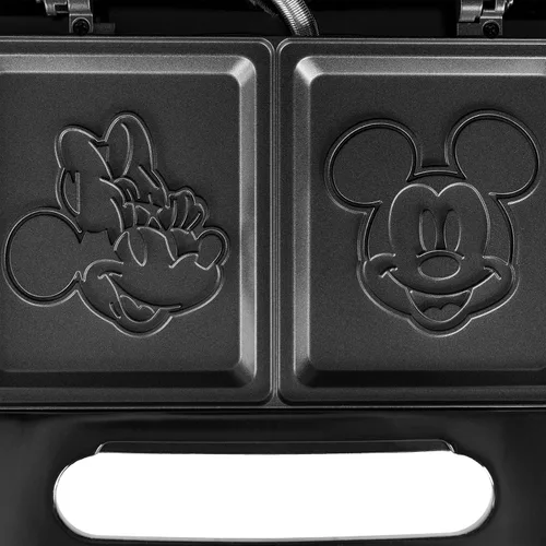 Miniatura 8 de Uncanny Brands Sandwichera Disney Mickey y Minnie Mouse - Pequeño aparato de cocina